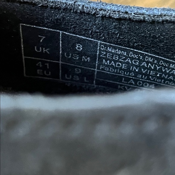 Dr. Martens Zebzag Anywair Black Mules - Picture 11 of 11